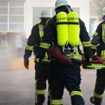 Penyemprotan Disinfektan di Gudang